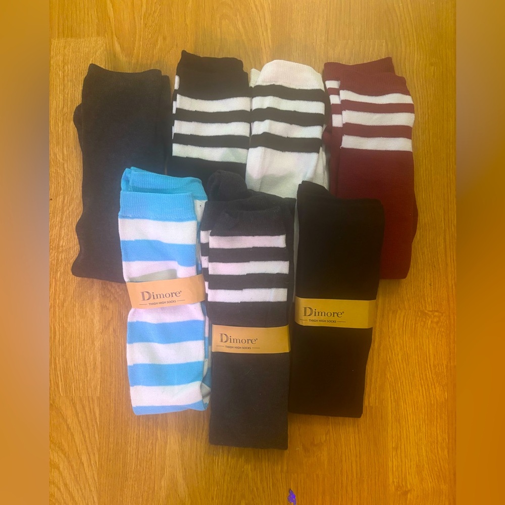 DIMORESTUDIO Black and White Hosiery Accessories